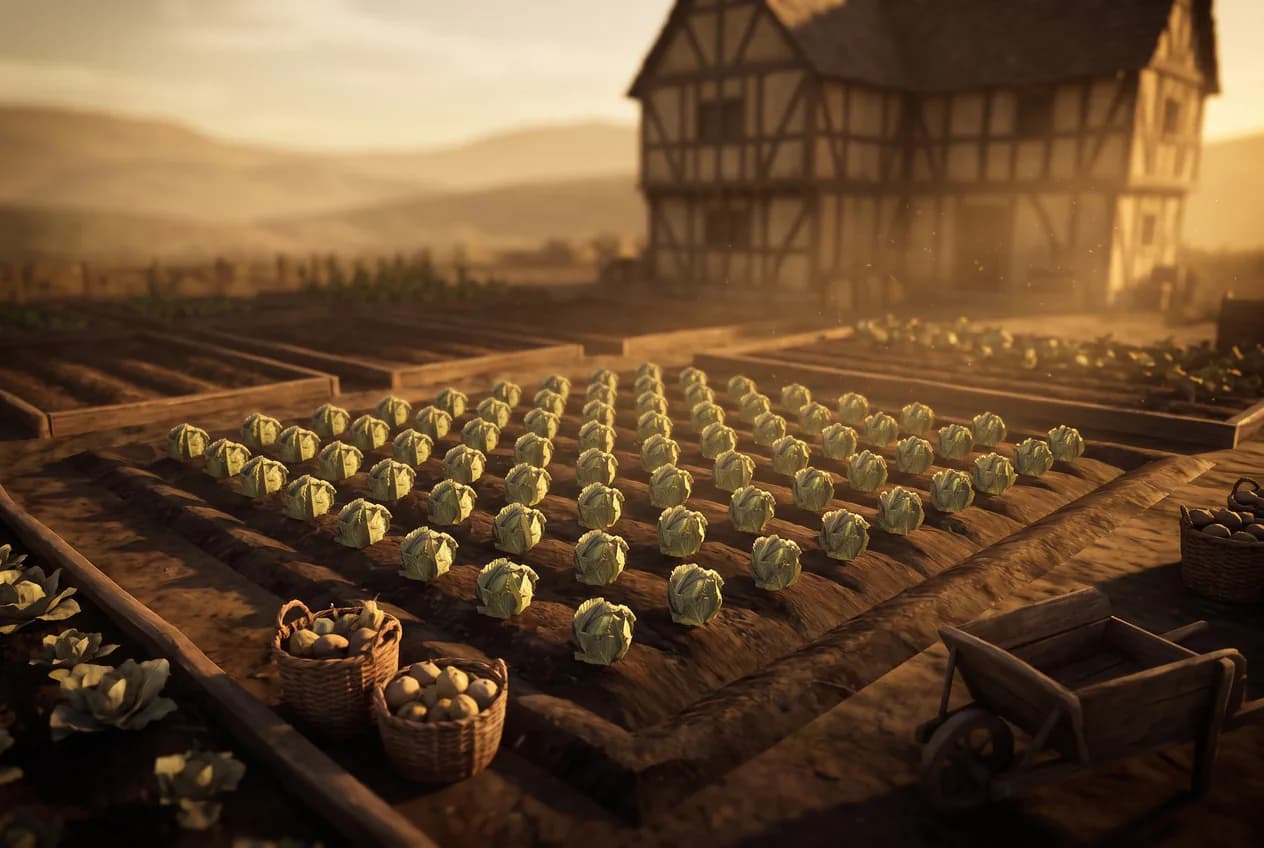 Large Vegetable Field