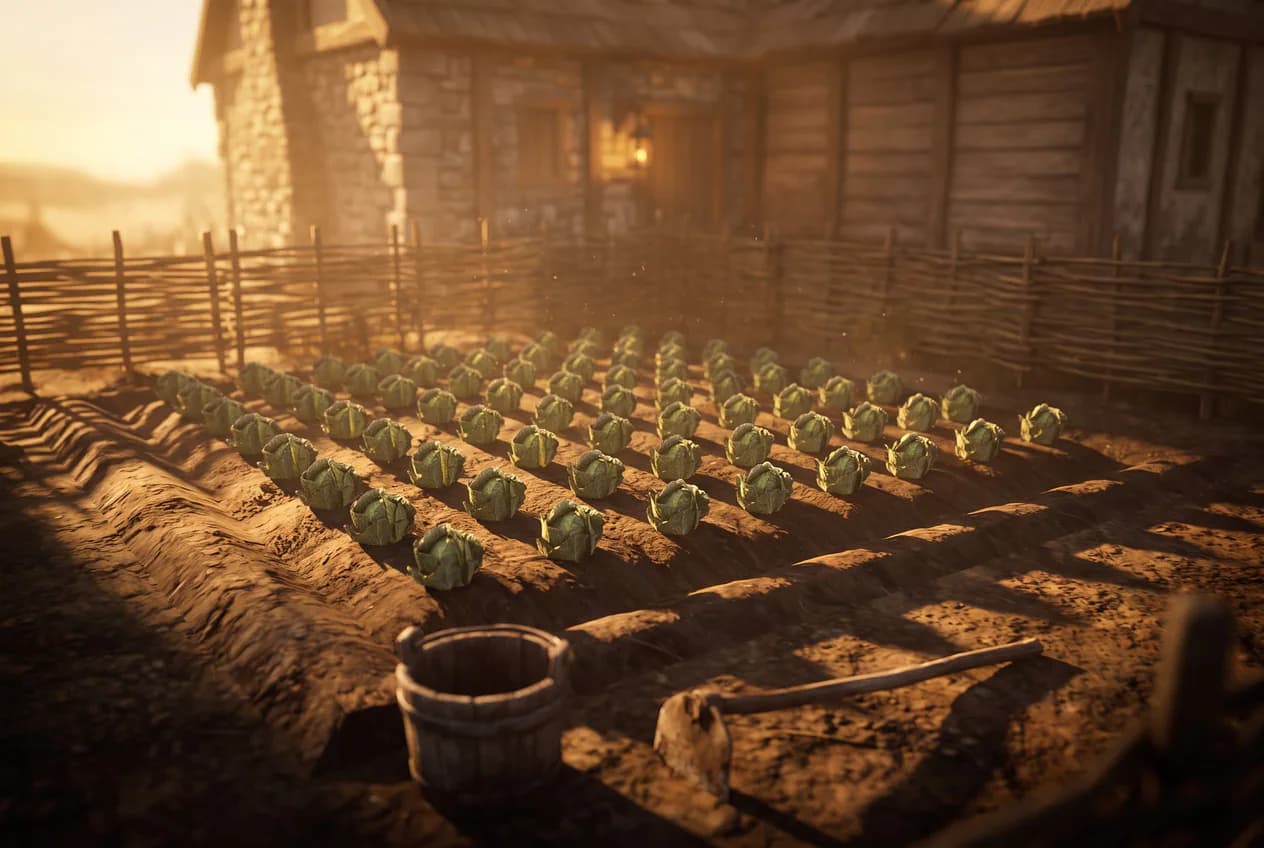 Medium Vegetable Field