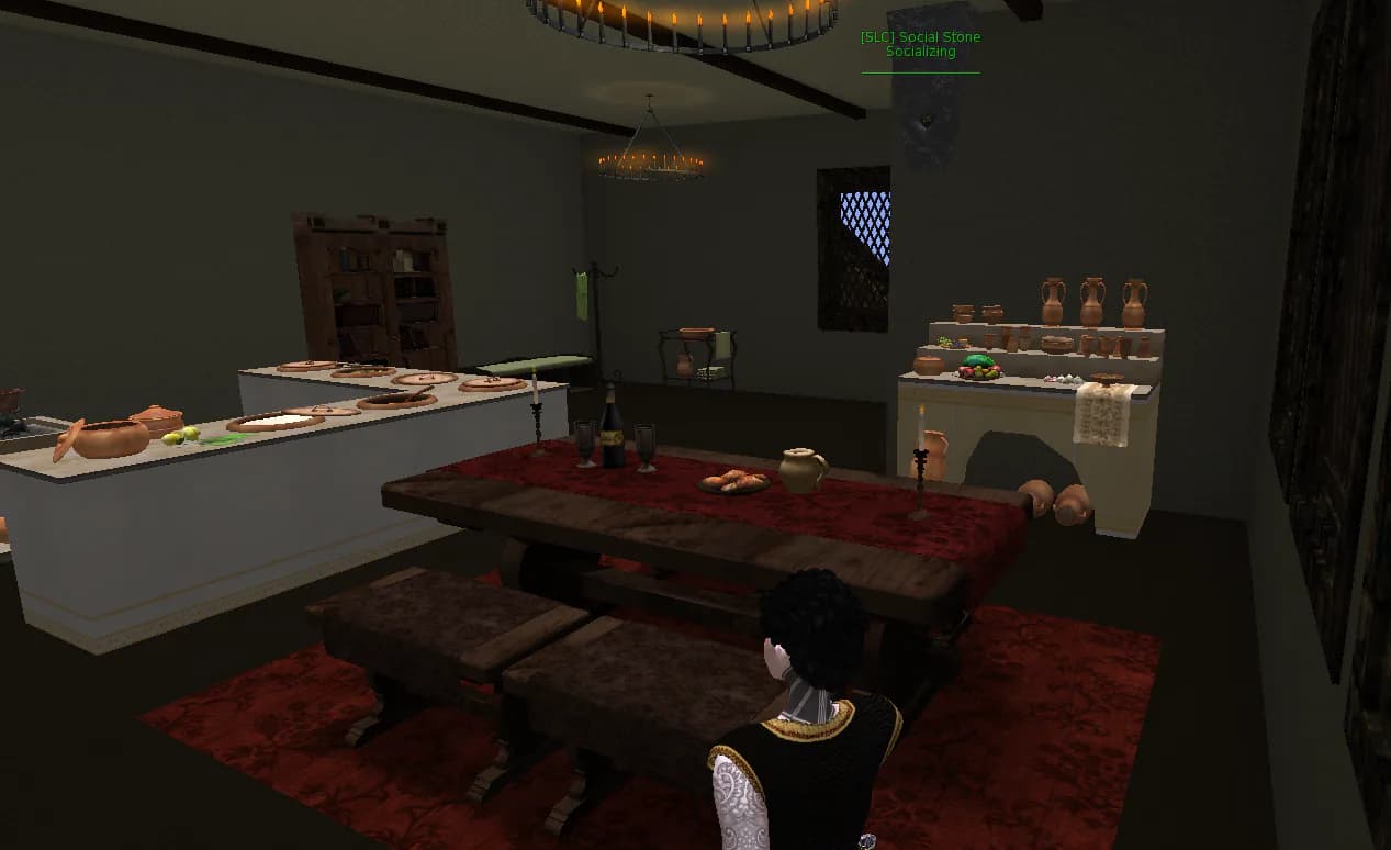 Social Stone location, inside the eatery. For reference, the market is on the other side of the windows to the right.