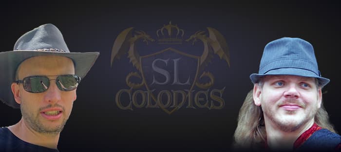 Samuel Lison and Drakkhis Skaeren, the two people who build SL Colonies