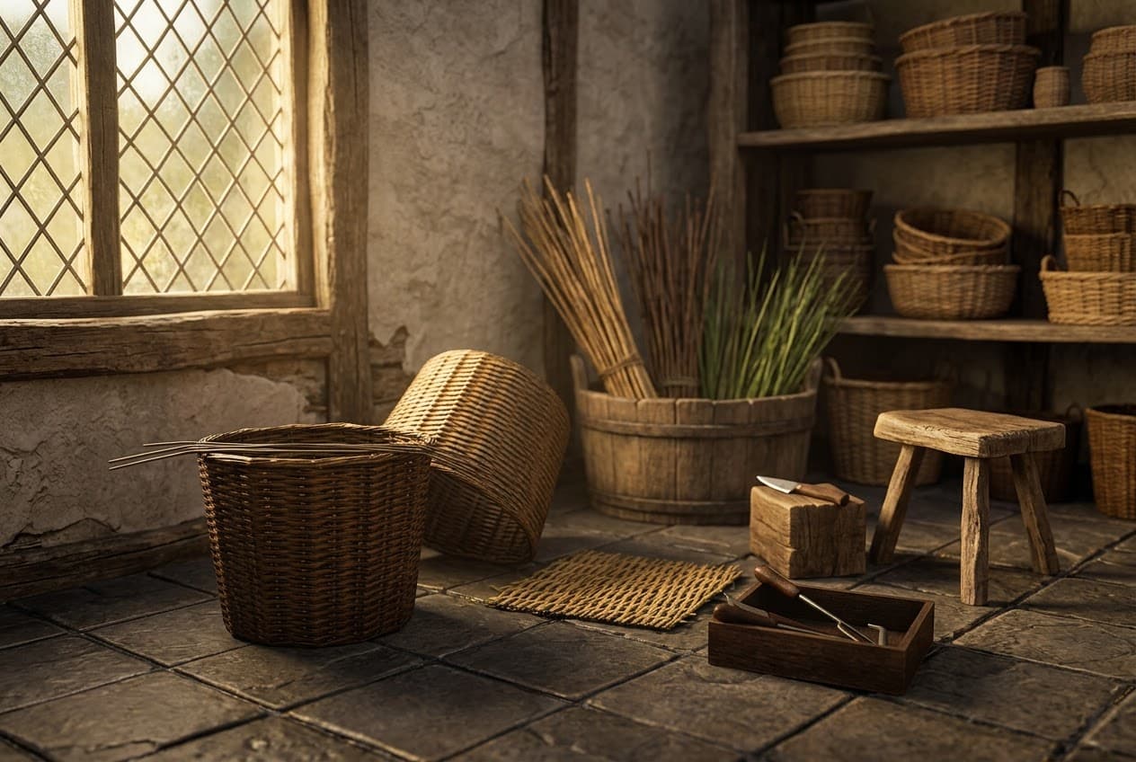 Basketweaving Station